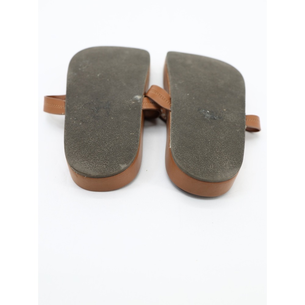 DV Dolce Vita Pandora Footbed Thong Sandals Tan Boho Summer Size 9 - Picture 6 of 8